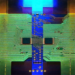 Circuit board with holographic projection
