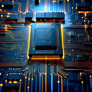 Microchip with data streams