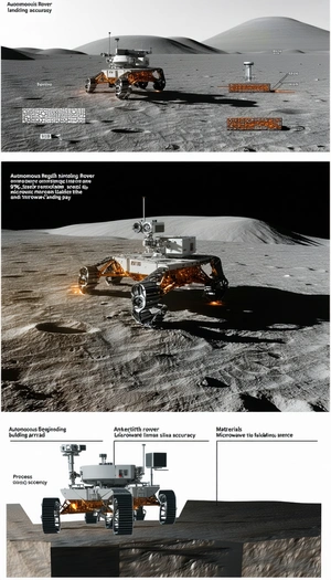 The Image Is A Diagram Showing The Different Parts Of A Rover Vehicle