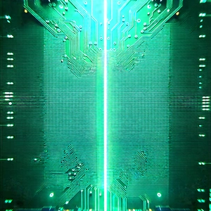 Circuit board with holographic projection