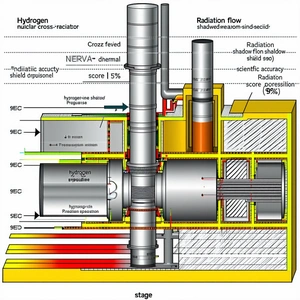 The Image Is A Diagram Of A Nuclear Reactor, Showing The Various Stages Of The Process