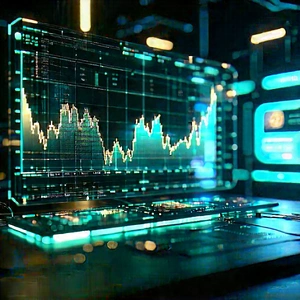 Financial technology in tech office