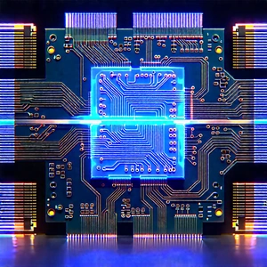 Circuit board with holographic projection