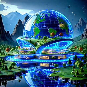 Innovative Renewable Energy Design With Futuristic Building