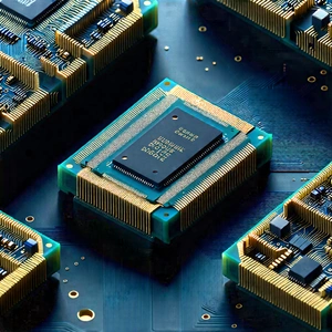 Close-up of memory module