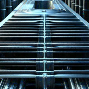 Close-up of cooling system