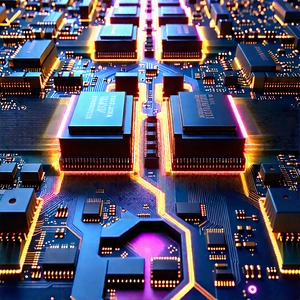 Close-up of memory module