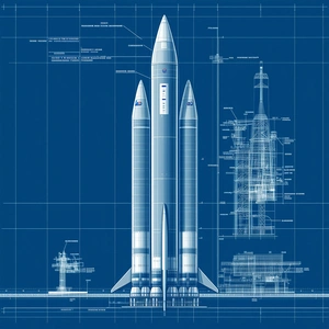 The Image Is A Blueprint Of A Space Shuttle, Showcasing Its Various Components