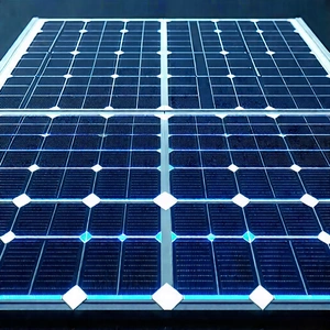 Solar Panel With Holographic Projection With Large Solar