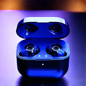 Wireless earbuds with streaming content