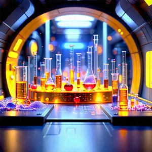 (futuristic:1.34) research laboratory