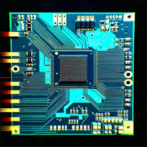 Circuit board with laser scanning