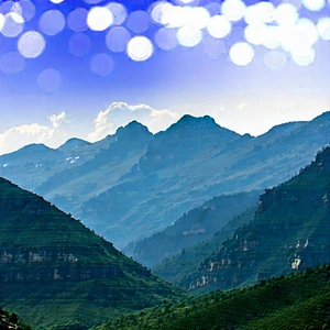 Nature Product Photography: Mountain Range During Midday With Image, There