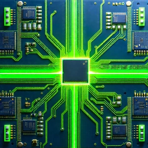 Circuit board with laser scanning