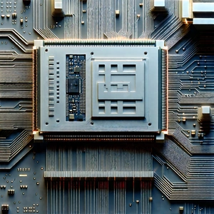 Microchip with laser scanning