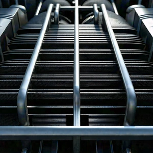 Close-up of cooling system