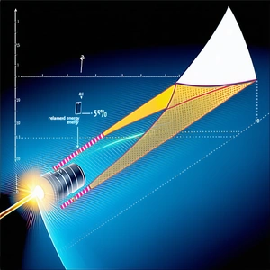 A Blue Background With A White Arrow Pointing Upwards