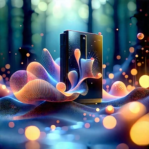 Innovative Smart Appliance (design:1.43) With Black Silver