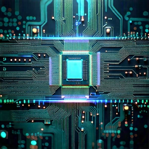 Circuit board with holographic projection