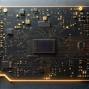 Circuit board with digital particles