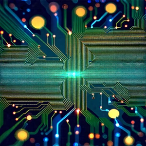 Circuit board with data streams