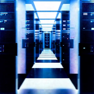 Futuristic server room