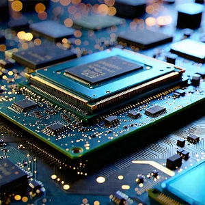 Close-up of memory module