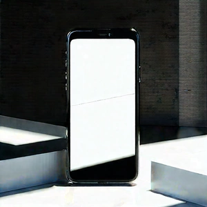 Smartphone With User Interface With Black Cell