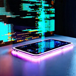 Tablet With Holographic Display With Cell Phone