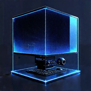 Educational Technology In Design Studio With Computer Monitor