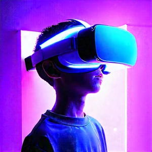 Vr headset with holographic display