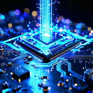 Circuit board with holographic projection