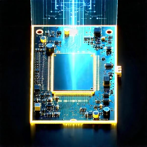Circuit board with holographic projection