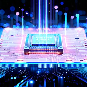 Microchip with holographic projection