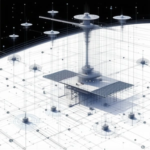 In The Image, There Is A Large White Structure With A Central Tower