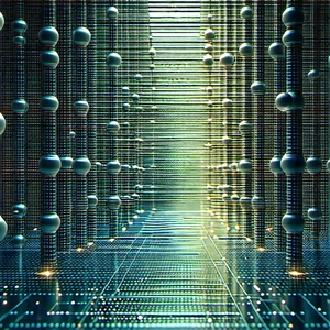 Close-up of sensor array
