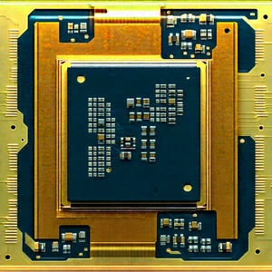 Close-up Of Memory Module With Close-up Computer