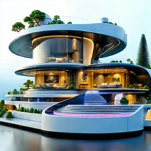 Futuristic smart home
