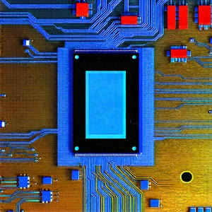 Close-up of electronic circuit