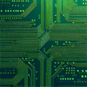 Circuit board with data streams