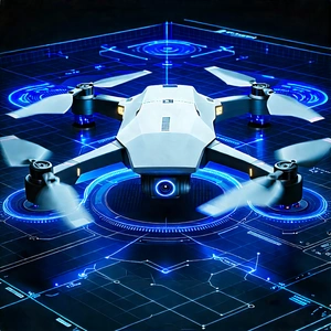 Drone with data visualization