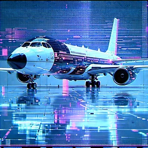 Aerospace technology in tech office
