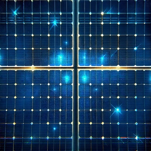 Solar panel with holographic projection
