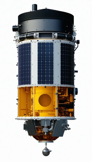 A Large Satellite Dish Is Shown In The Image