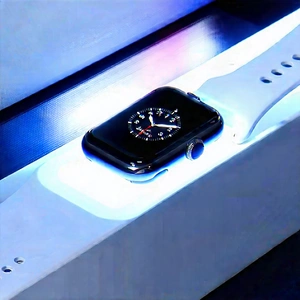 Smart Watch With Holographic Display With Black White