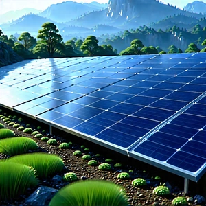 Innovative Renewable Energy Design With Image, There