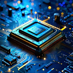 Microchip with laser scanning