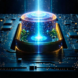 Quantum computer with digital particles