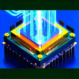 Quantum computer with data streams