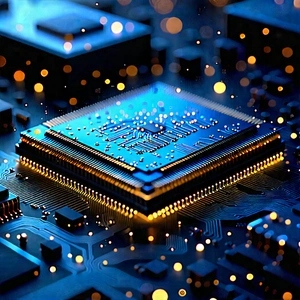 Microchip with digital particles